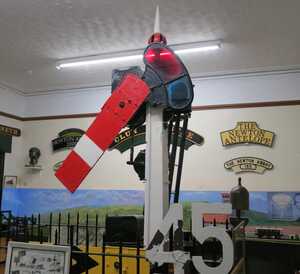 The GWR room included a working signal