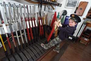 The GWR room included a working signal