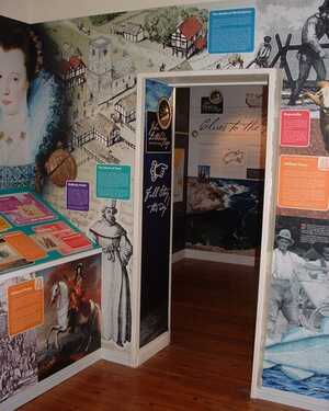 Every bit of space was used to tell the stories of Newton Abbot